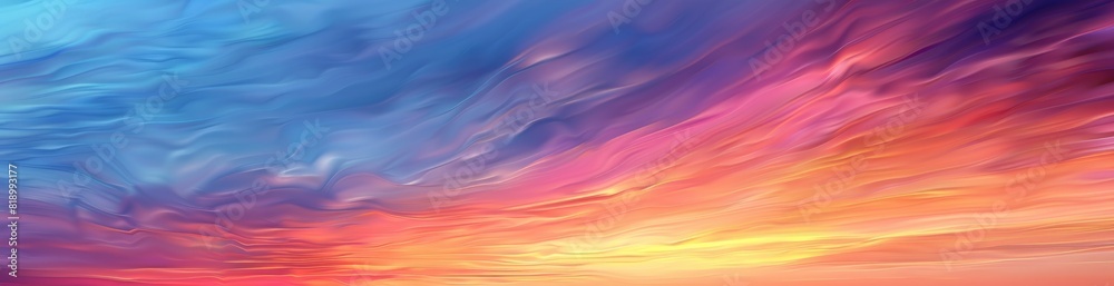 Abstract Patterns Of Summer Evening Skies. With Copy Space, Abstract Background