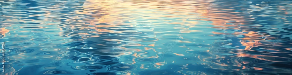 Abstract Patterns Of Summer Sky Reflections. With Copy Space, Abstract Background Abstract Patterns Of Summer Sky Reflections. With Copy Space, Abstract Background