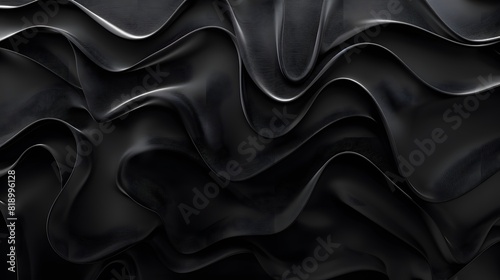 luxurious feel of a black texture background, rendered in stunning 8K resolution for maximum impact. photo