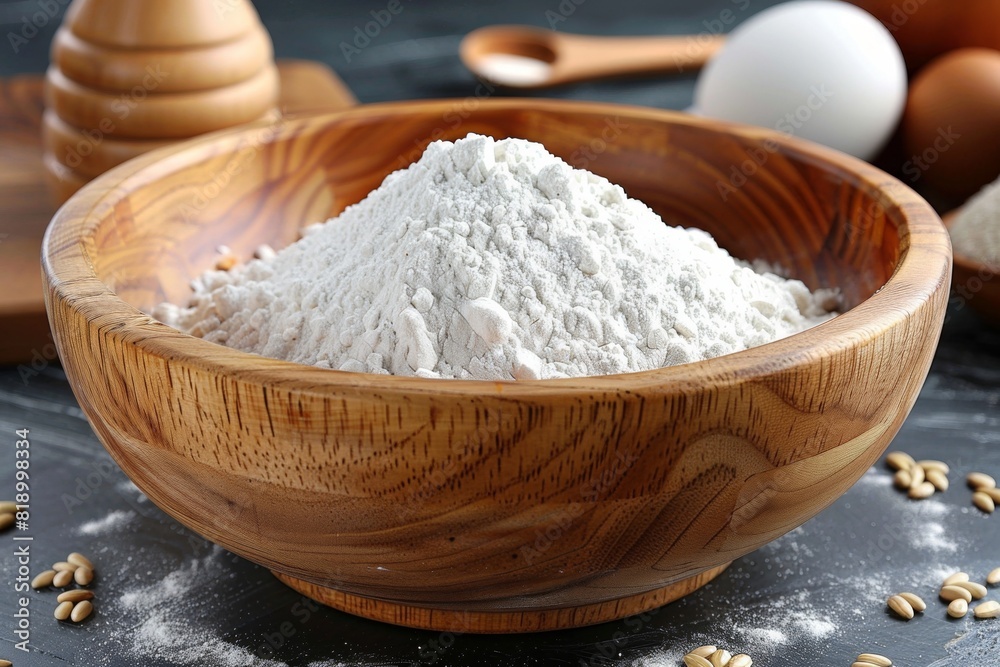 flour and eggs
