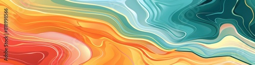 Abstract Patterns Inspired By Summer Hikes. With Copy Space  Abstract Background