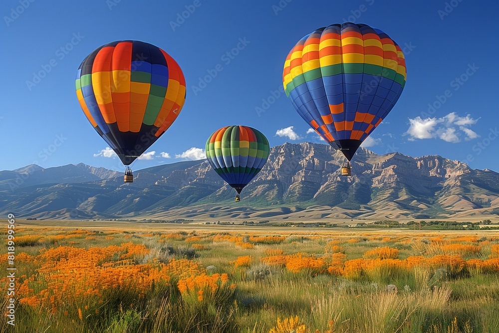 Fototapeta premium hot air balloons