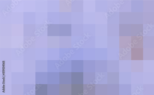 Light lilac background. Geometric texture from light slate squares. Abstract pattern of light violet square pixels. A backing of mosaic squares for branding, calendar, card, banner, cover, website