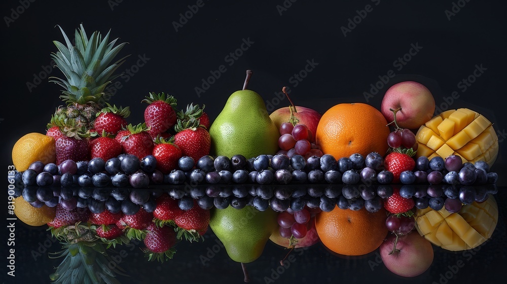 Generate a visual narrative of fruit photography Generate a visual narrative of fruit photography