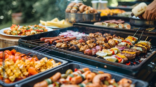 Sizzling Grill Master: Hot BBQ Sausages for a Festive Party