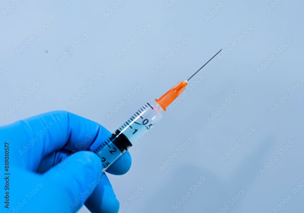 Needles and syringes injection for vaccination Needles and syringes injection for vaccination