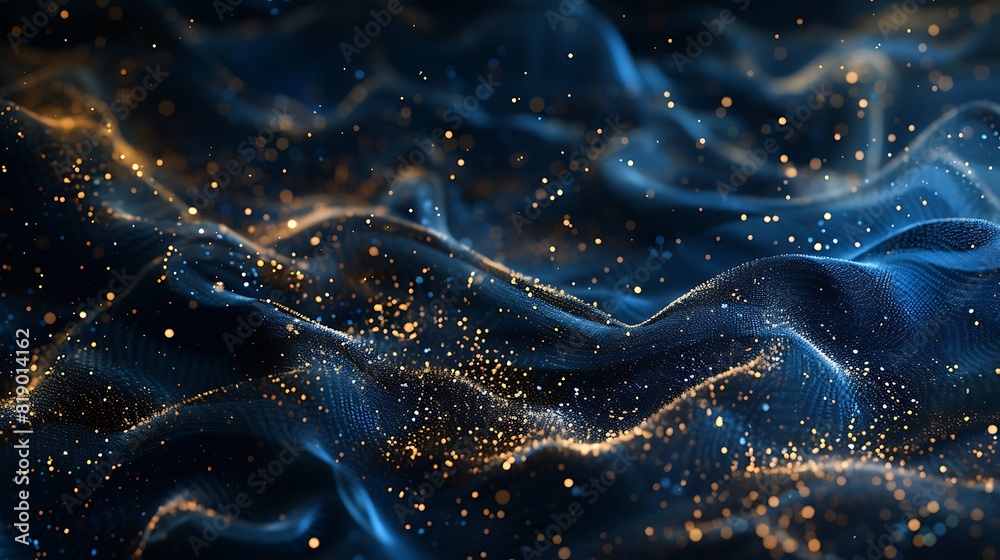 Abstract glitter shiny bokeh background image generative Ai Abstract glitter shiny bokeh background image generative Ai