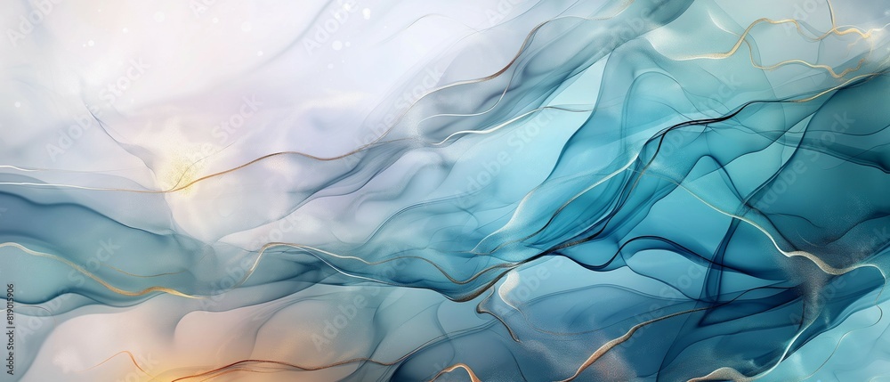 Soft and dreamy light colorful abstract wave background Soft and dreamy light colorful abstract wave background