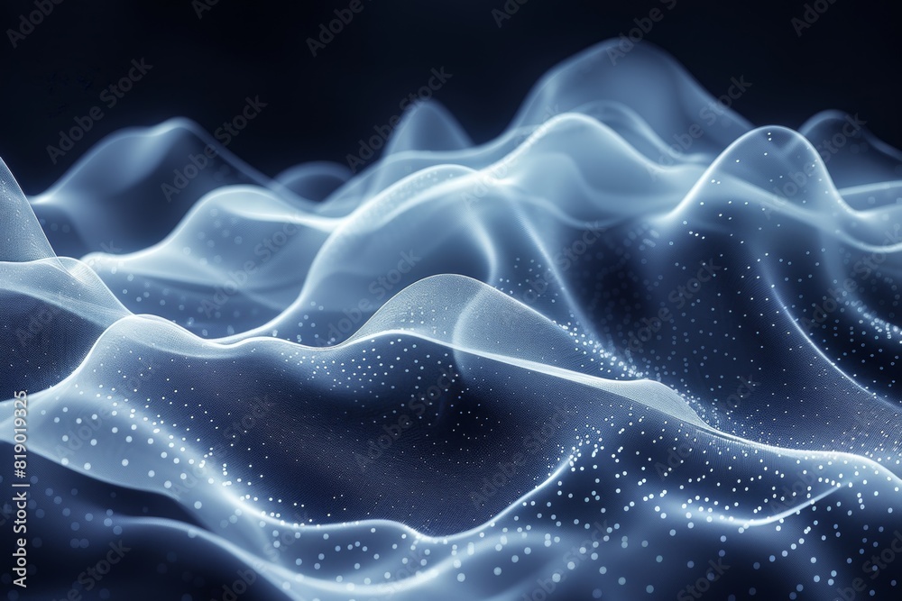 hazy cool desaturated tones of majority midnight navy blue gradient background, single white tech line, dynamic curve, glossy effect, high color saturation, matrix futuristic tech vibe, subtle halo ef hazy cool desaturated tones of majority midnight navy blue gradient background, single white tech line, dynamic curve, glossy effect, high color saturation, matrix futuristic tech vibe, subtle halo ef