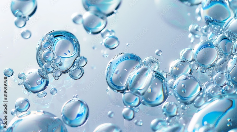 A close-up of a water droplet symbolizes the movement and energy of skin care products. A close-up of a water droplet symbolizes the movement and energy of skin care products.