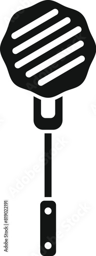 Vector illustration of a spatula silhouette, perfect for kitchenrelated designs