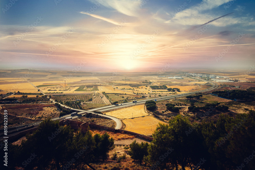 Obraz premium paisaje manchego