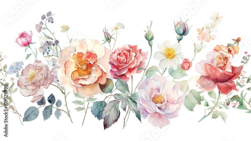 Watercolor flowers   Botanical watercolor paintings