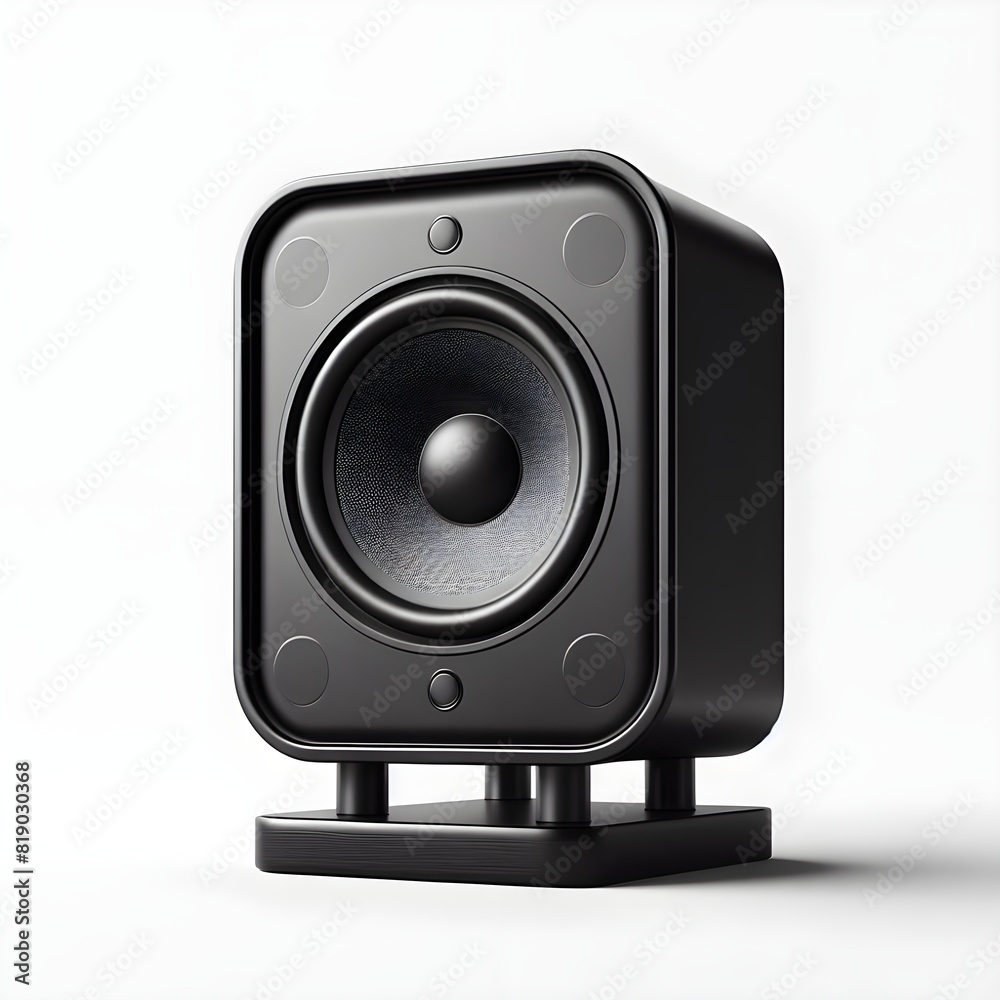 speakers isolated on white background speakers isolated on white background