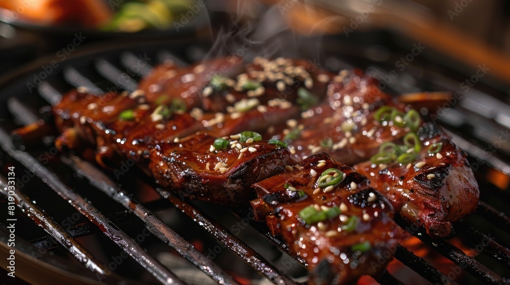 Collection of Korean style grilled short ribs Collection of Korean style grilled short ribs