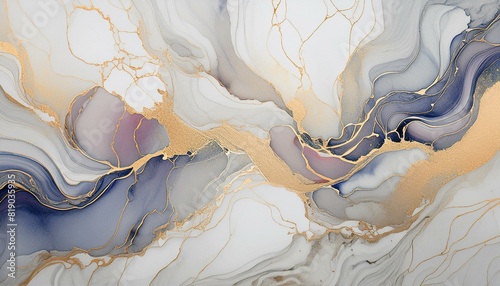 A luxurious background mimicking the intricate veining of marble. Use a sophisticated color  photo