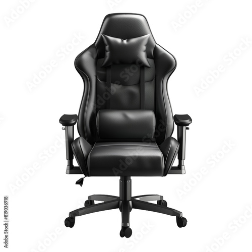 a gaming chair on transparent background cutout, PNG file