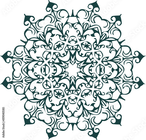 Beautiful mandala art, vector mandala design