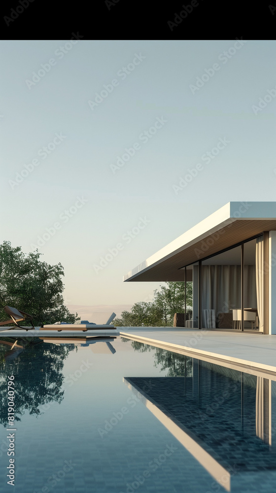 Fototapeta premium house on the beach