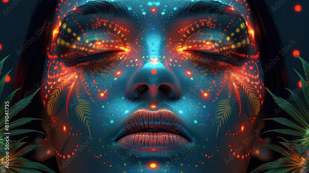 Image of a trippy goddess Image of a trippy goddess