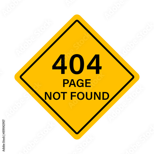 404 Error Page Not Found. Vector Illustration. 