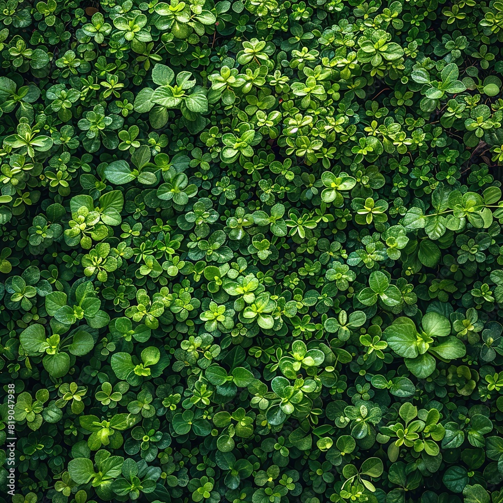 Top view of natural green grass and bushes Aerial view Pattern Top view of natural green grass and bushes Aerial view Pattern