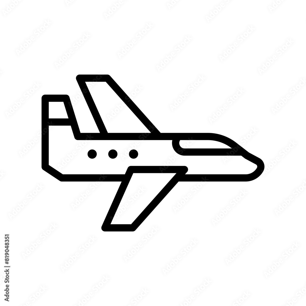 Plane line icon. Transportation icon. Vehicle icon isolated on white background. Transparent background, minimalist symbol. Vector images Plane line icon. Transportation icon. Vehicle icon isolated on white background. Transparent background, minimalist symbol. Vector images
