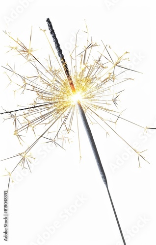 a dandelion sprouts from the ground under a bright sun  with a black pole in the background