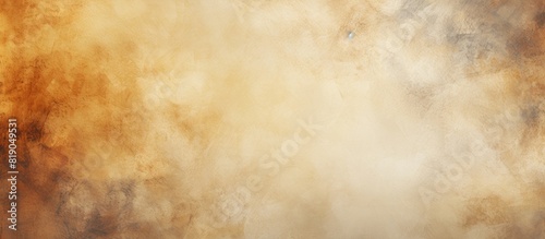 White beige paper background texture light rough textured spotted blank copy space background in beige yellow brown photo