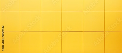 Squares for text crossword Six empty cells a place for inscriptions Copy space Yellow background