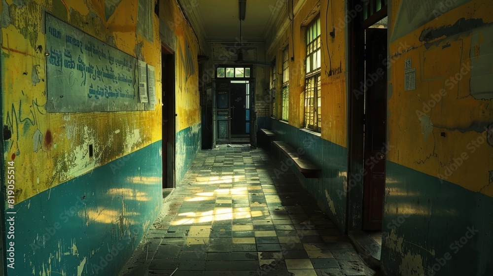 Fototapeta premium a goodbye sentence written on a wallboard in indonesia