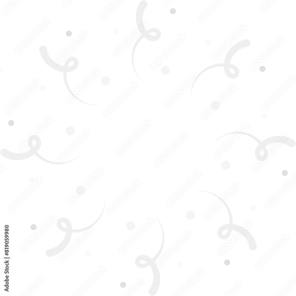 simple cure swirl confetti ribbon decoration frame element simple cure swirl confetti ribbon decoration frame element