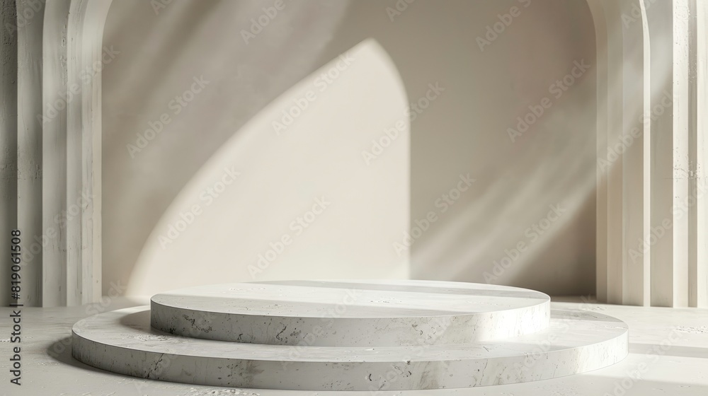 Product podium stone platform minimal 3D scene. Beauty product object presentation stage to some mockup composition stone platform.Abstract pedestal placement podium Product podium stone platform minimal 3D scene. Beauty product object presentation stage to some mockup composition stone platform.Abstract pedestal placement podium