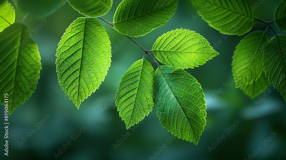 Nature Background Soft-focus image of vibrant green leaves Illustration image, Nature Background Soft-focus image of vibrant green leaves Illustration image,