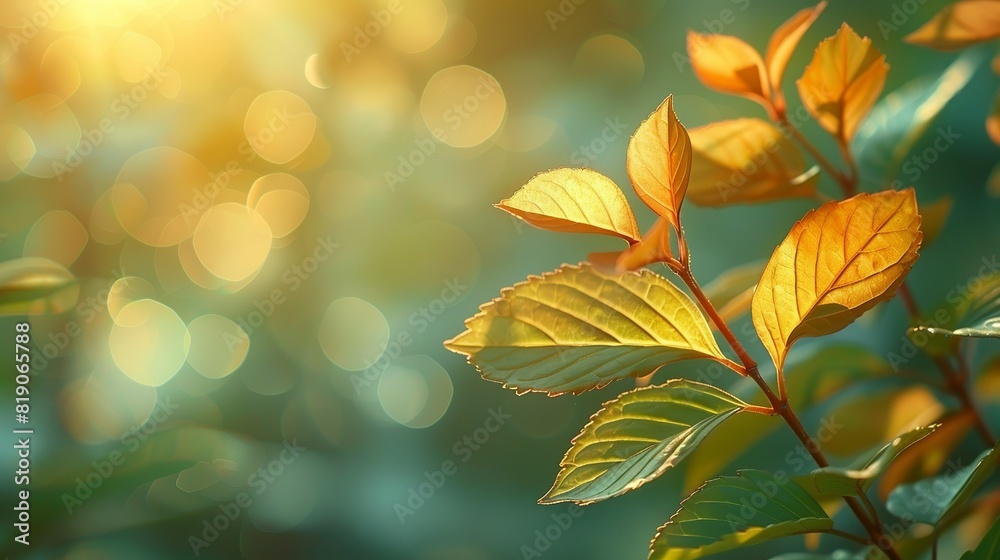 Nature Background Shiny, sunlit leaves with a soft background Illustration image, Nature Background Shiny, sunlit leaves with a soft background Illustration image,