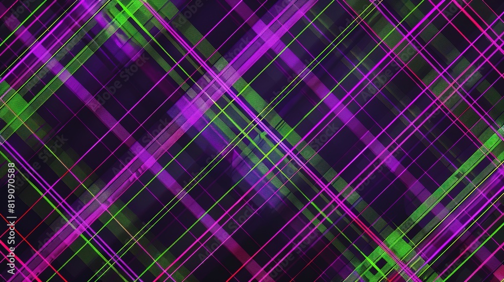 purple green plaid pattern, grungy line stripes with color stain purple green plaid pattern, grungy line stripes with color stain