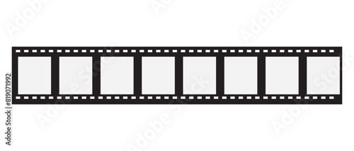 Cinema, movie and photography black film strip template icon vector design. Black film strip icon simple design.  vector illustration.