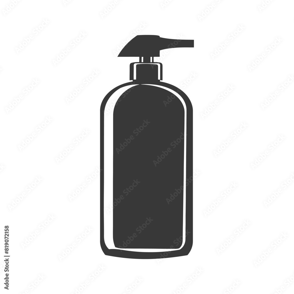 silhouette hand sanitizer bottle black color only