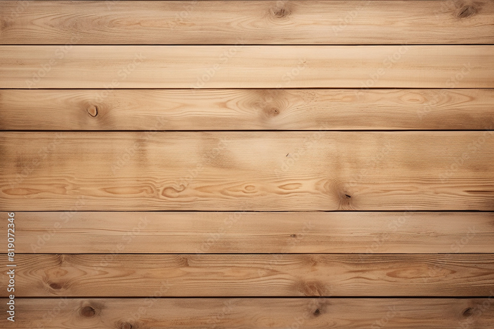 Fototapeta premium wooden panel wall horizontal with natural wood grain texture background and wallpaper