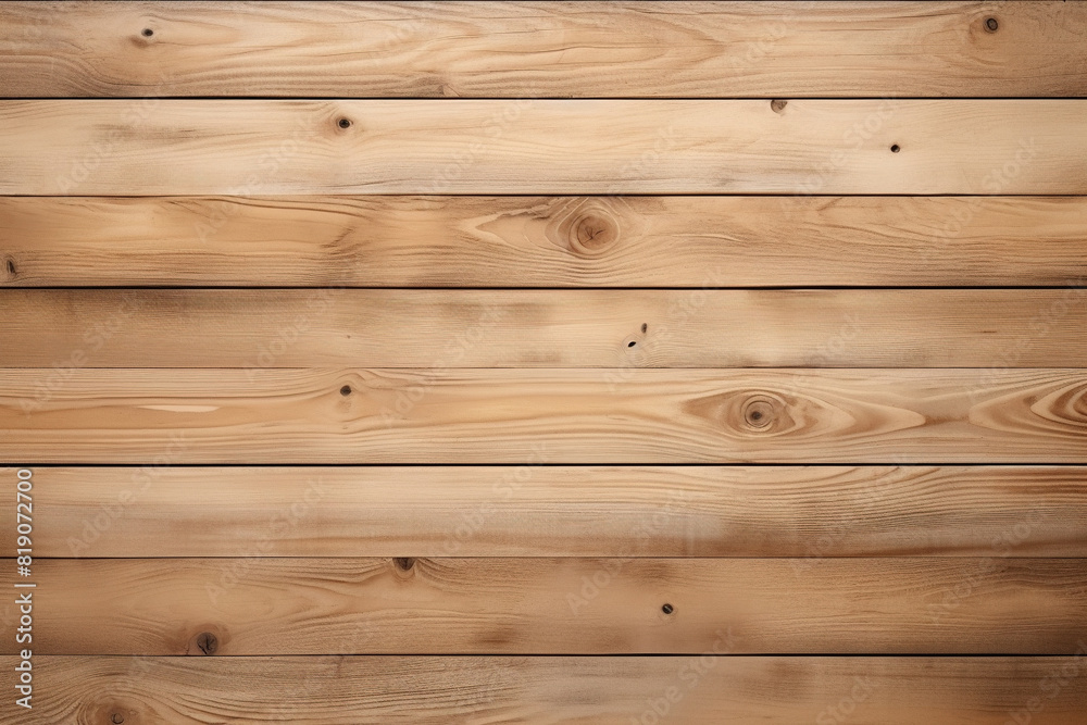 Fototapeta premium wooden panel wall horizontal with natural wood grain texture background and wallpaper