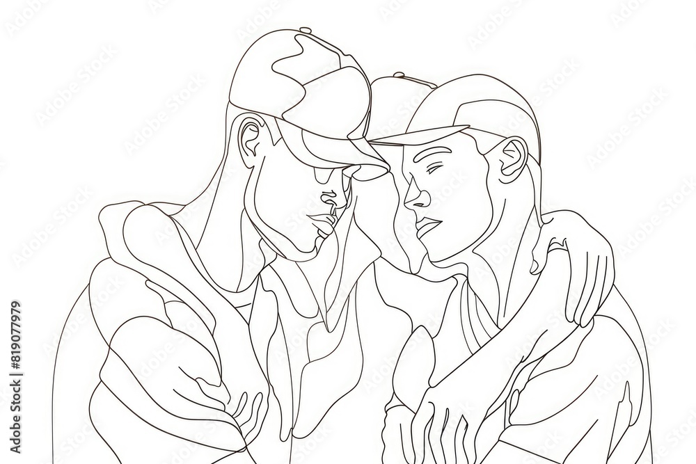 A heartwarming image of a couple embracing. Ideal for romantic concepts A heartwarming image of a couple embracing. Ideal for romantic concepts