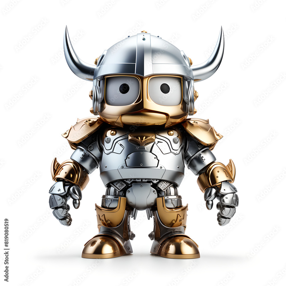 Silver and Gold Robot Knight
Silver and Gold Robot Knight