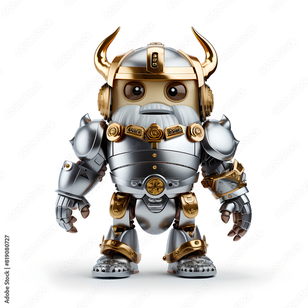 Silver and Gold Robot Knight
Silver and Gold Robot Knight