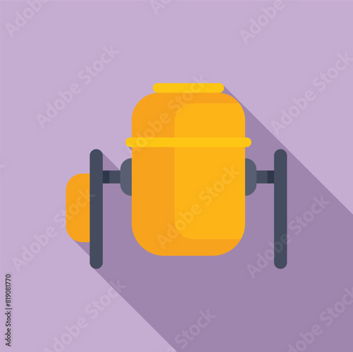 Vector illustration of a protein shake bottle and dumbbells, symbolizing health and fitness