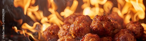 Alligator meatballs, mixed with spices and fried, served in a Louisiana bayou shack