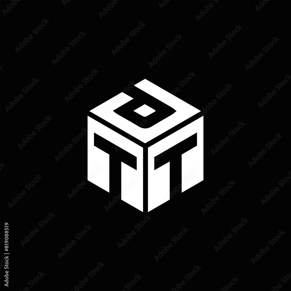 Obraz premium PTT logo. P T T design. White PTT letter. PTT, P T T letter logo design. P T T letter logo design in FIVE, FOUR, THREE, style. letter logo set in one artboard. P T T letter logo vector design.