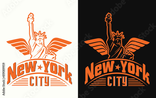 New york city t-shirt design photo