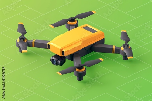 Automated farming Bluetooth orange pesticide spraying fruit vector illustration connected drone drone agriculture orchard farm scene drone neatly crop protection agricultural at