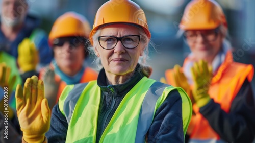 The Woman Leading Construction Team