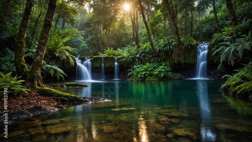 waterfall in the forest